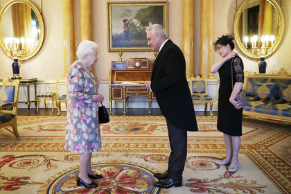 Bulgarian ambassador to the UK Marin Raykov presented his credentials to Queen Elizabeth II at Buckingham Palace 